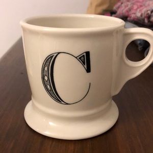 Anthropologie C initial mug